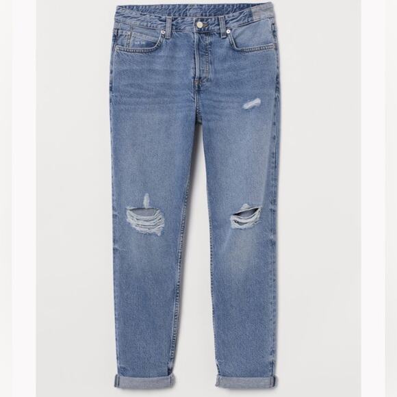 &Denim Boyfriend Low Waist Jeans Size 0 - Picture 1 of 7